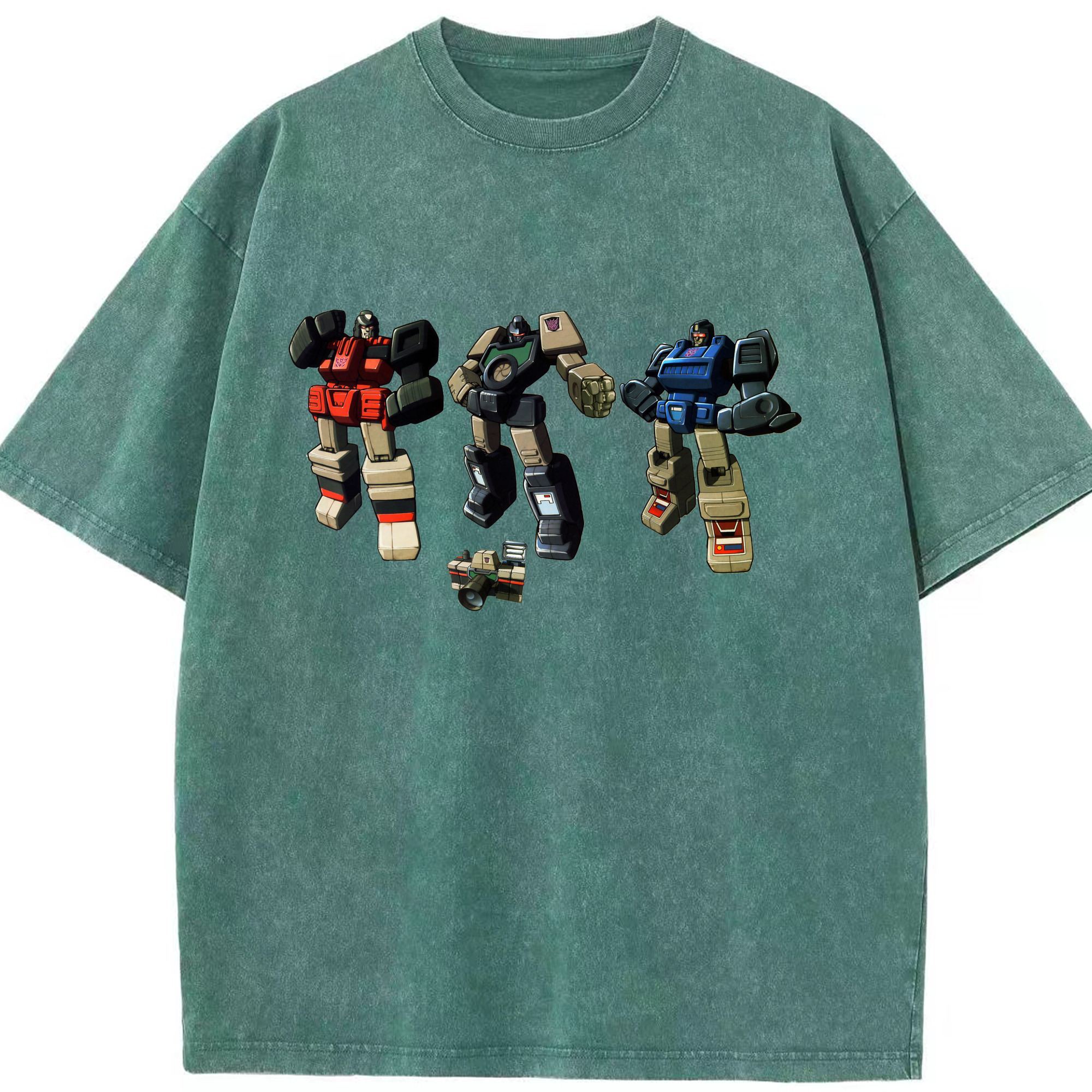 （画像用）  綿100% ヴィンテージ風 半袖Tシャツ（フロントプリント）